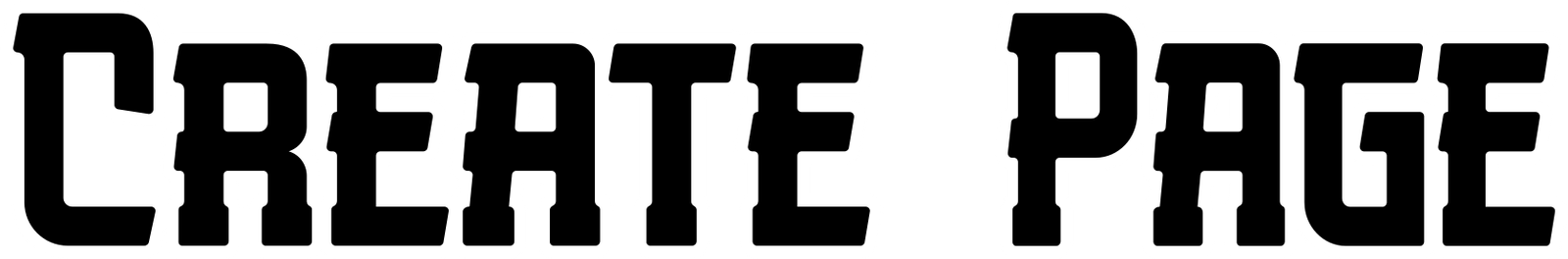 CREATE PAGE